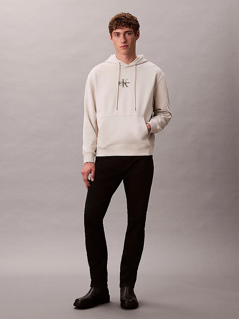 Calvin Klein Jeans Sweat à Capuche Lv04rd243g Chalk L Homme 3